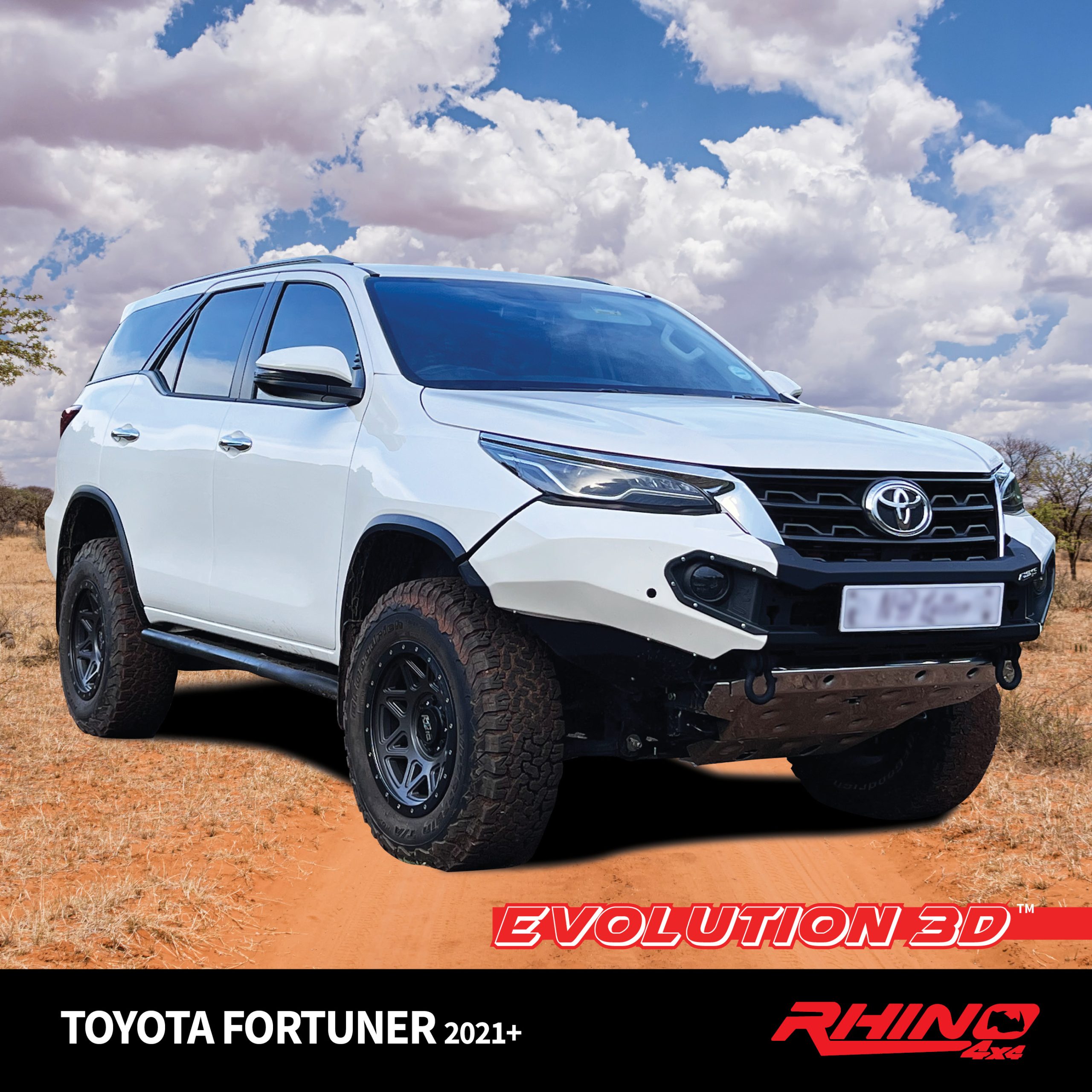 Evolution 3D Front Bumper – Fortuner 2021+