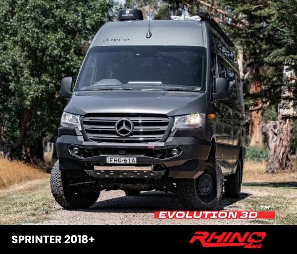 Evolution 3D Bumper Mercedes Sprinter 2018+ 906 FL (BN) Black